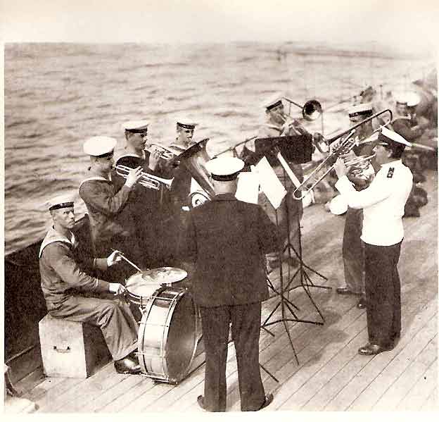 Musik p&aring; flaggskeppet