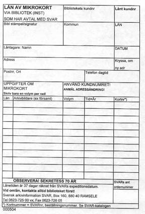  Blankett f&ouml;r l&aring;n