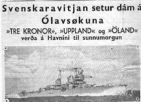  Tre kronor, tidnigsklipp